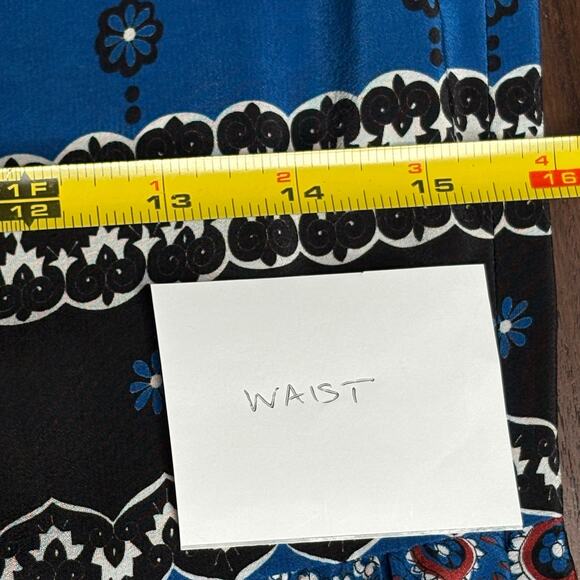 Sea NY Silk Tallulah Boho Print Midi Dress Size 8 - Picture 9 of 10